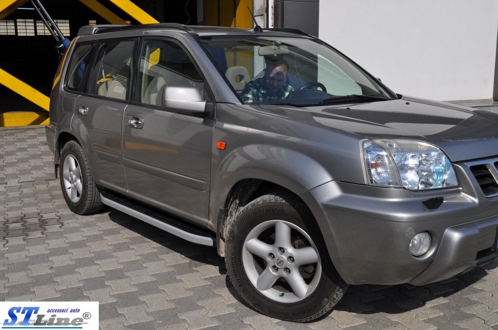 Side Steps RedLine Black (2 pcs, aluminum) for Nissan X-trail T30 2002-2007 - image 3