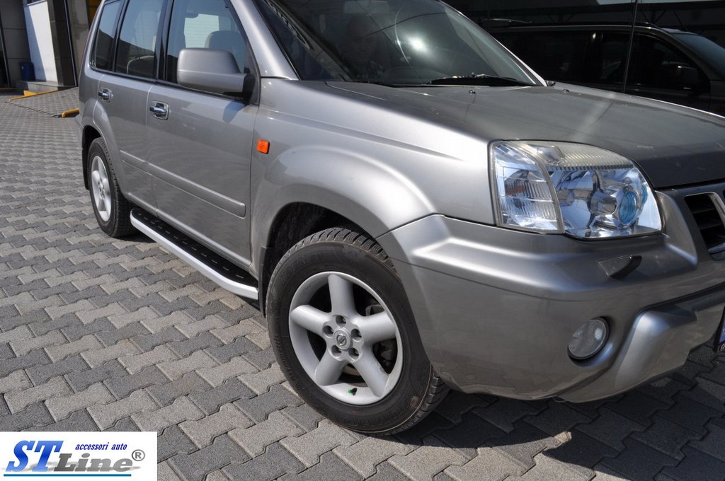 Side Steps RedLine Black (2 pcs, aluminum) for Nissan X-trail T30 2002-2007 - image 4