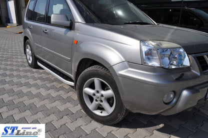 Side Steps RedLine Black (2 pcs, aluminum) for Nissan X-trail T30 2002-2007 - image 4