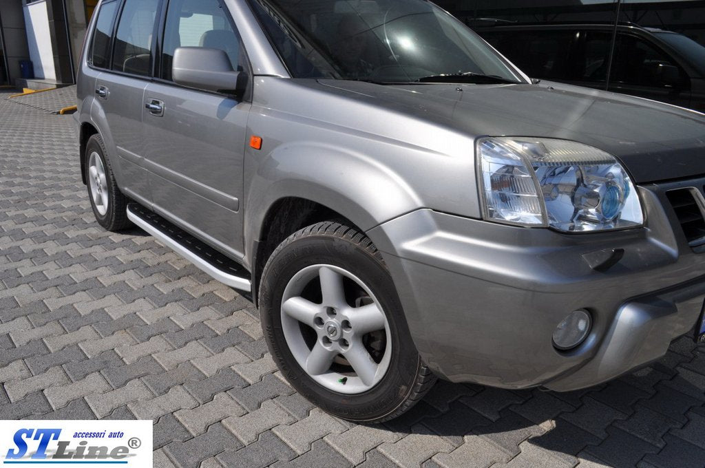 Side Steps RedLine Black (2 pcs, aluminum) for Nissan X-trail T30 2002-2007 - image 4