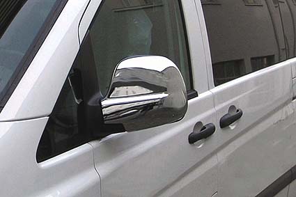 Chrome Mirror Covers VITO 2004-2010 (2 pcs) for Mercedes Viano 2004-2014 - image 3