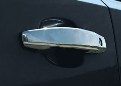 Chrome Door Handle Covers (2 pcs, Stainless Steel) for Opel Tigra 2001-2009 - image 1