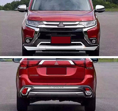 Front and rear pads (2 pcs., 2015-2018) for Mitsubishi Outlander 2012-2021 - Reelken Auto