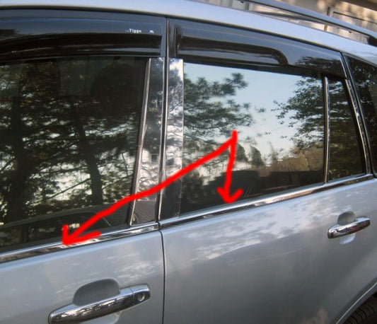 Edging glass (stainless) for Chery Tiggo 1 - image 1