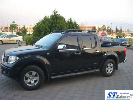 Roof rails with jumpers (2 pcs, Black) for Nissan Navara/NP300 2016- - image 2