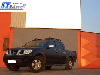 Roof rails with jumpers (2 pcs, Black) for Nissan Navara/NP300 2016- - image 3