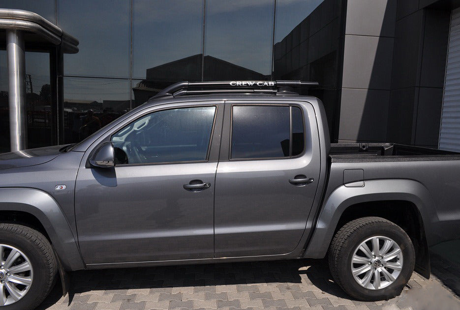Black Roof Rails with Crossbars for Mitsubishi L200 2006-2015 - image 3