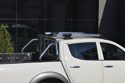 Grey roof rails (with crossbars) for Mitsubishi L200 2006-2015 - image 4