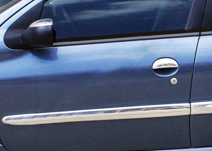 Molding Door (4 pieces, stainless steel) for Peugeot 206 - Reelken Auto