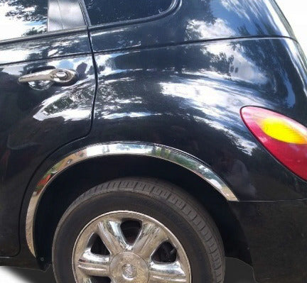 Fender flares (4 pcs, stainless steel) for Chrysler PT Cruiser 2000-2010 - image 4