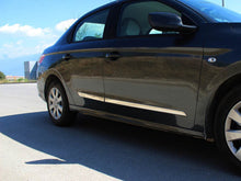 Door Mouldings (4 pcs, Stainless Steel) for Peugeot 301 2012- - image 1