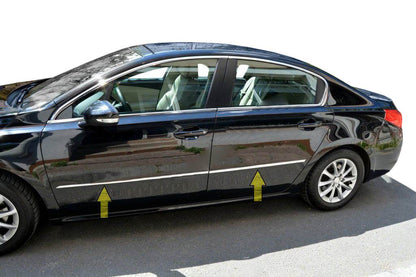 Molding door (stainless) for Peugeot 508 2010-2018 - Reelken Auto