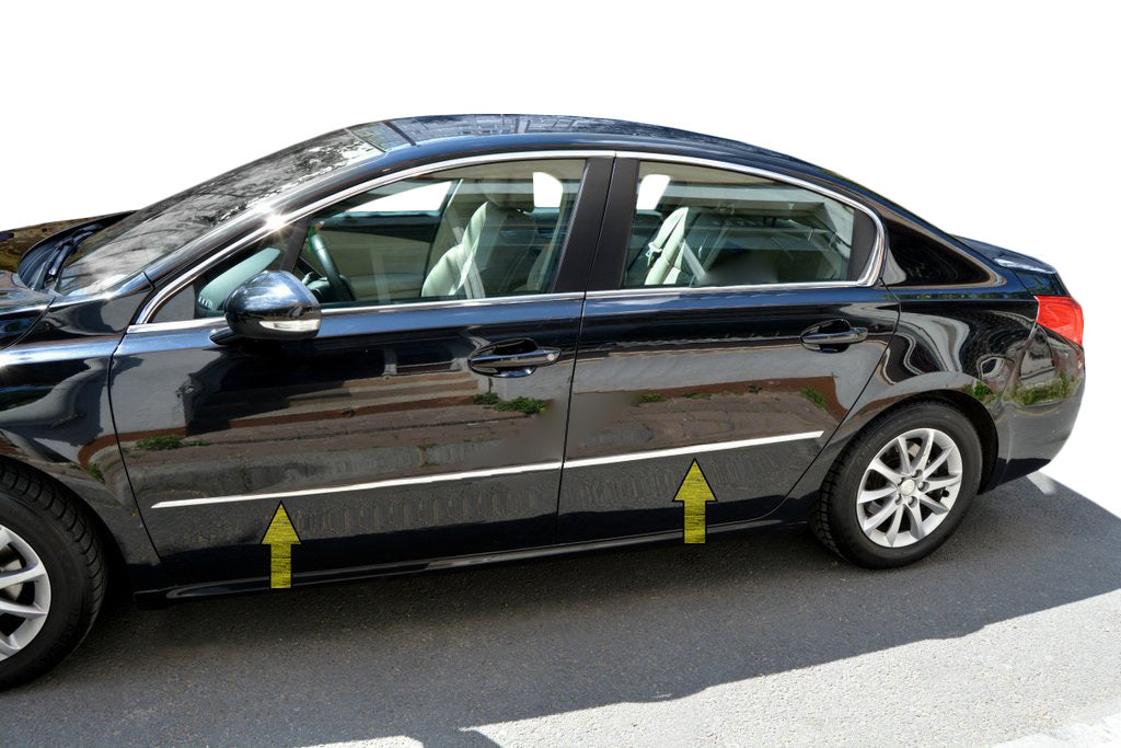 Stainless Steel Door Moldings for Peugeot 508 2010-2018 - image 3