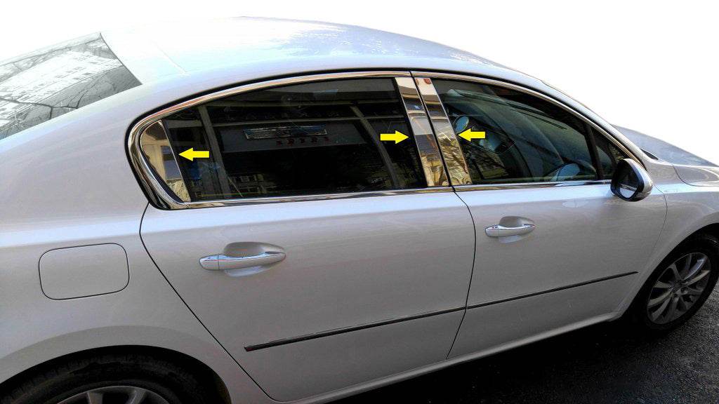 Pads on rack (stainless steel) for Peugeot 508 2010-2018 - Reelken Auto
