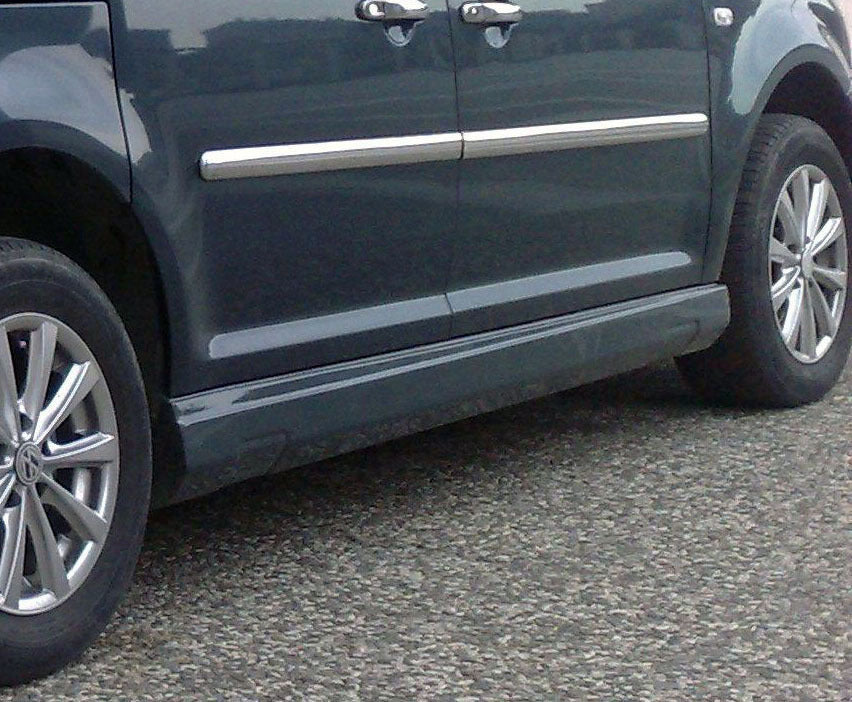 Side Skirts Duo-Model (primed for painting) for Volkswagen Caddy 2010-2015 - image 1