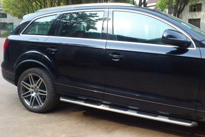 Side steps OEM (2 pieces, aluminum) for Audi Q7 2005-2015 - Reelken Auto