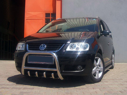 Bull Bar QT006 (Stainless Steel) for Volkswagen Touran 2003-2010 - image 1