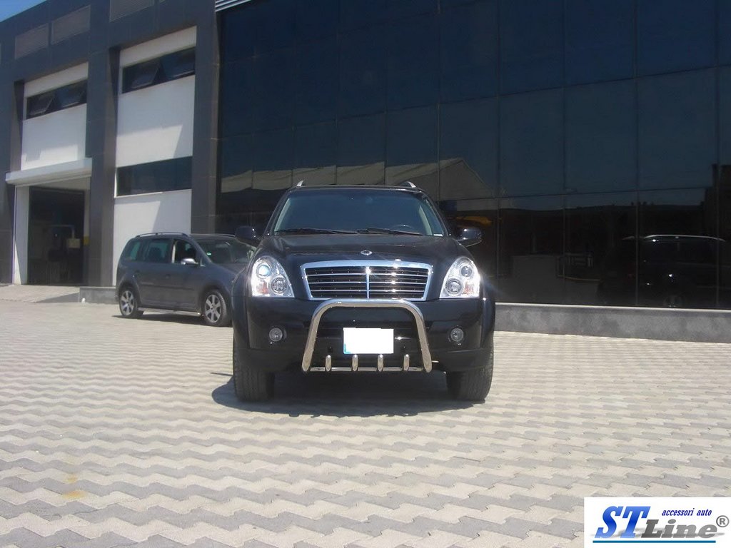 Bull Bar QT006 (Stainless Steel) for SsangYong Rexton I 2001-2017 - image 2