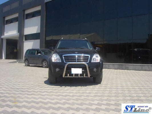 Bull Bar QT006 (Stainless Steel) for SsangYong Rexton I 2001-2017 - image 2