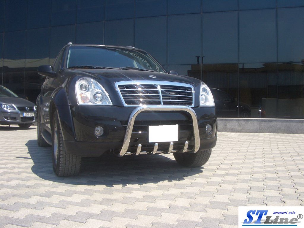 Bull Bar QT006 (Stainless Steel) for SsangYong Rexton I 2001-2017 - image 3