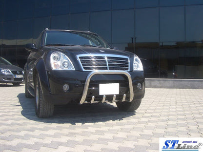 Bull Bar QT006 (Stainless Steel) for SsangYong Rexton I 2001-2017 - image 3