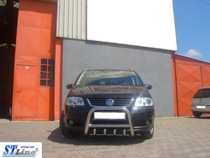 QT006 the bumper guard (stainless) for Volkswagen Touran 2003-2010 - Reelken Auto