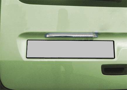 Cover of number (stainless) for Renault Kangoo 2008-2020 - Reelken Auto