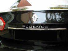 Strip above the number (stainless steel.) for Renault Fluence 2009-2016 - Reelken Auto