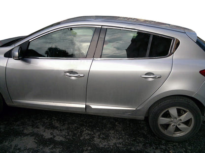 Upper window trim (HB, 6 pcs, stainless steel) for Renault Megane III 2009-2016 - image 1