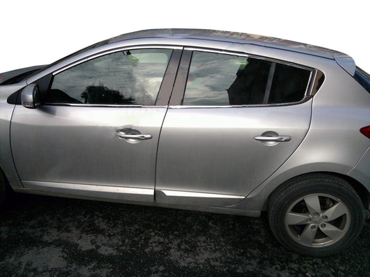 Upper window trim (HB, 6 pcs, stainless steel) for Renault Megane III 2009-2016 - image 1