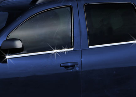 Window Trim Molding (4 pcs, Stainless Steel) for Dacia Duster 2008-2018 - image 5
