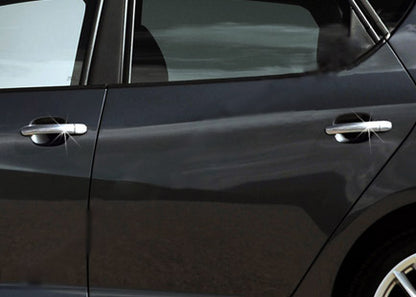 Chrome Door Handle Covers (4 pcs, Stainless Steel) for Seat Ibiza 2010-2017 - image 1