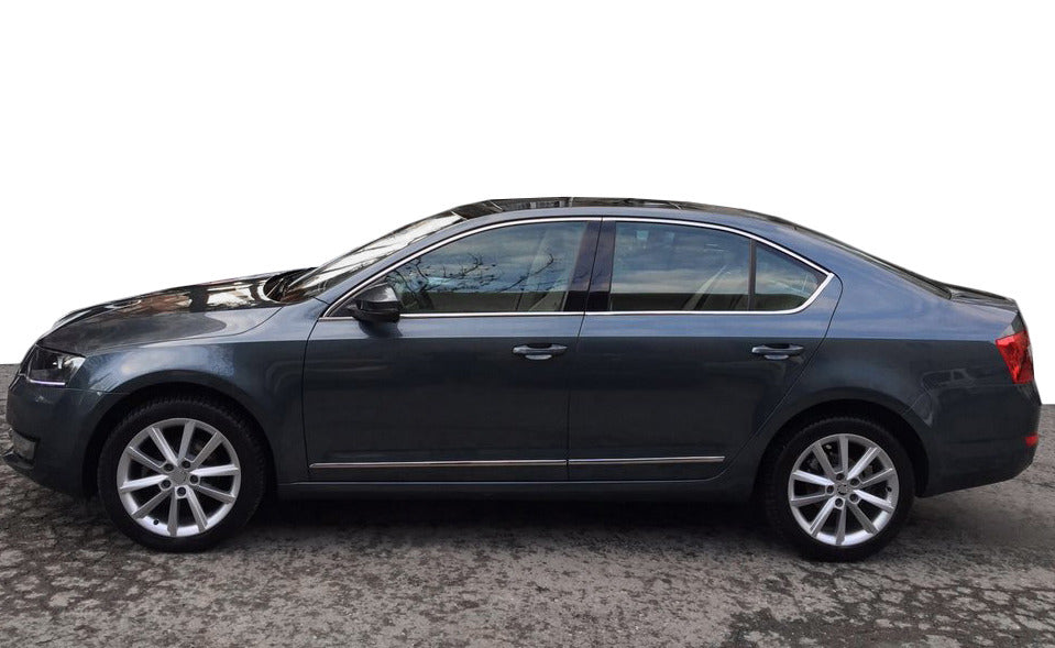 Full Window Trim Stainless Steel (10 pcs) for Skoda Octavia III A7 2013-2019 - image 1