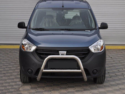 The WT006 bumper guard (stainless) for Dacia Dokker 2013-2022 - Reelken Auto