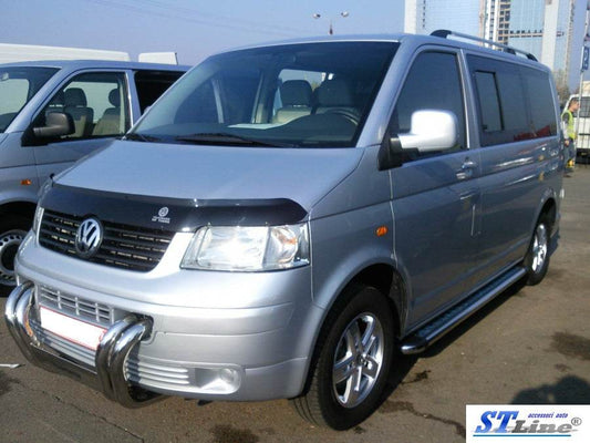 Kenguryatnik ST006-04 nostrils (stainless) for Volkswagen T5 Transporter 2003-2010 - Reelken Auto