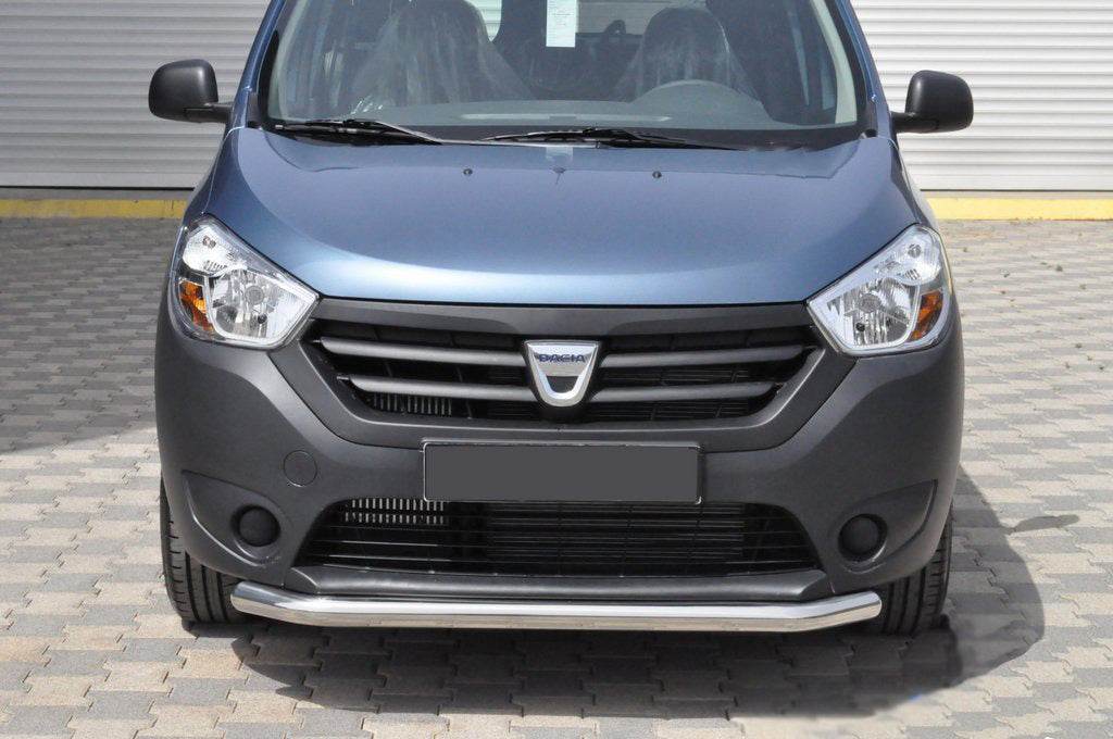 Front protection ST008 (stainless) for Dacia Dokker 2013-2022 - Reelken Auto