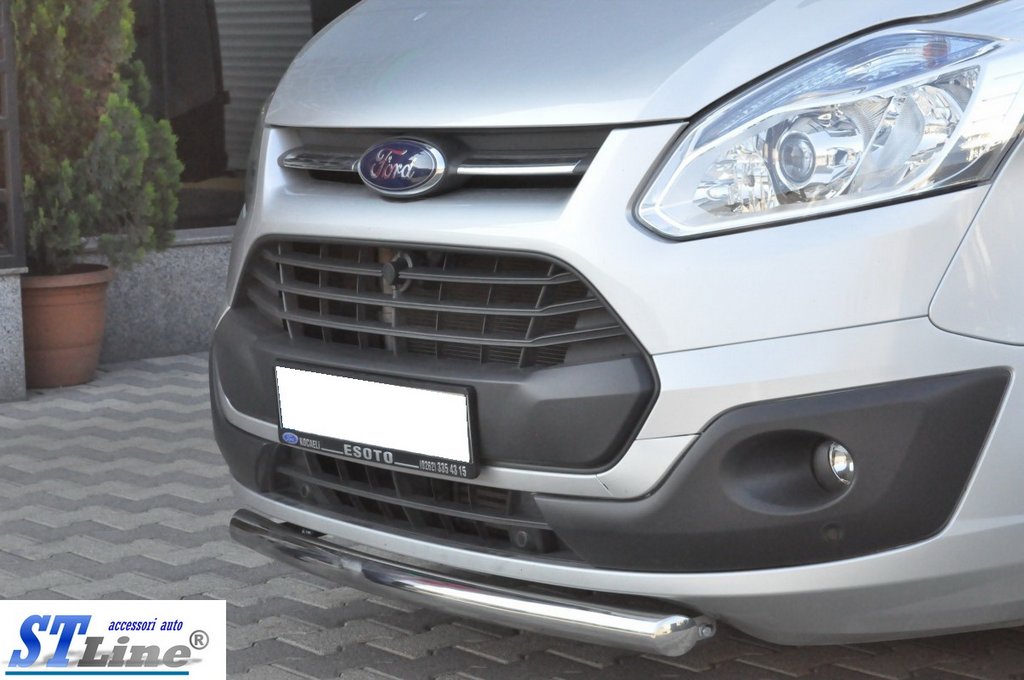 Front protection ST008 (stainless) for Ford Custom 2013-2022 - image 2