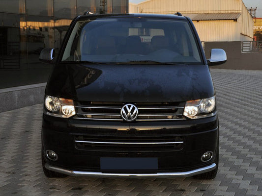 Lower, single lip (stainless) for Volkswagen T5 2010-2015 - image 1