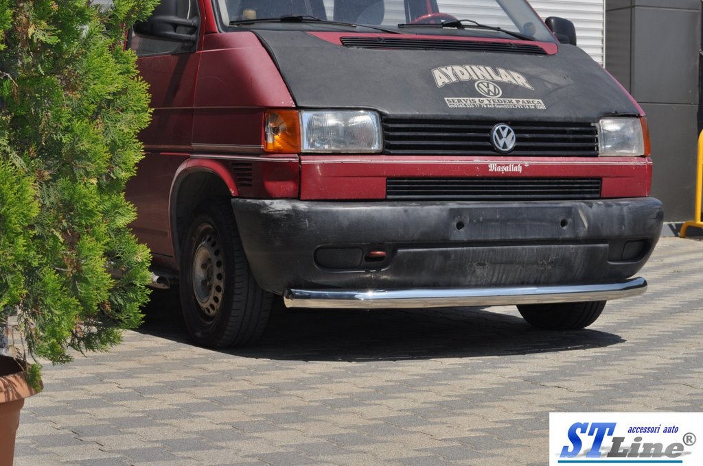Lower lip single-ST008 (stainless) for Volkswagen T4 Transporter - image 2