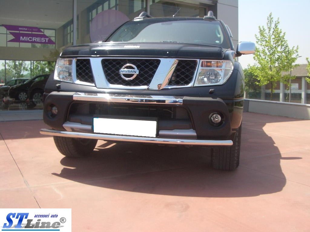 Front Bar ST008-1 (Stainless Steel) for Nissan Pathfinder R51 2005-2014 - image 3