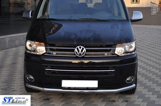 Lower, single lip (stainless) for Volkswagen T5 2010-2015 - image 2