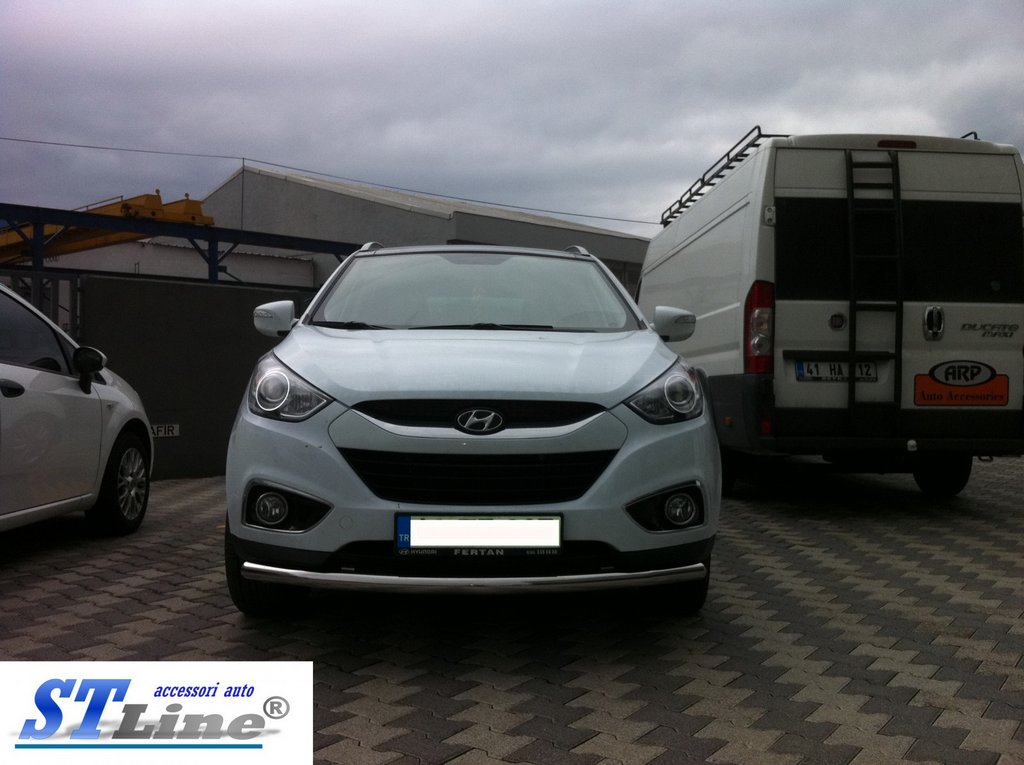 Front Bar ST008 (Stainless Steel) for Hyundai IX-35 2010-2015 - image 2