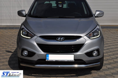 Front Bar ST008 (Stainless Steel) for Hyundai IX-35 2010-2015 - image 3