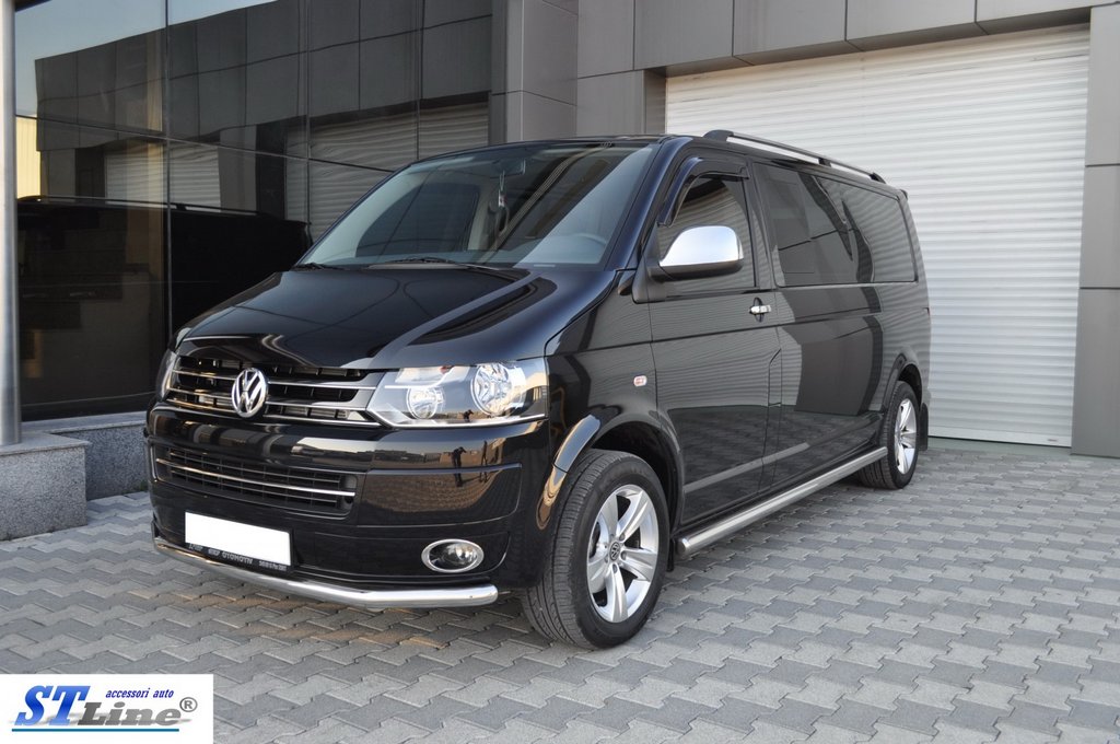 Lower, single lip (stainless) for Volkswagen T5 2010-2015 - image 4