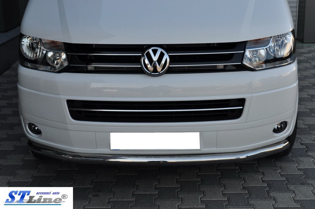 Lower Single Front Lip (Stainless Steel) for Volkswagen T5 2010-2015 - image 5