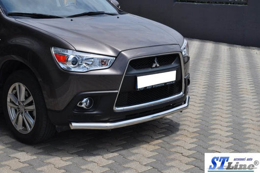 Front protection ST008 (stainless) for Mitsubishi ASX 2010-2023 - Reelken Auto