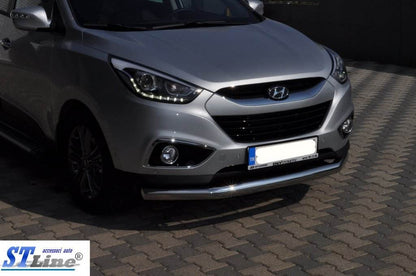 Front arc ST008 (stainless) for Hyundai IX-35 2010-2015 - Reelken Auto