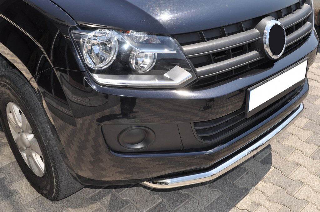 Front protection ST008 (stainless) for Volkswagen Amarok 2010-2022 - Reelken Auto