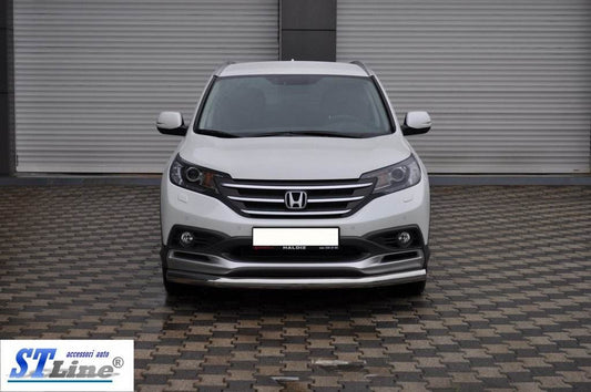 Front protection ST008 (stainless steel) for Honda CRV 2012-2016 - Reelken Auto