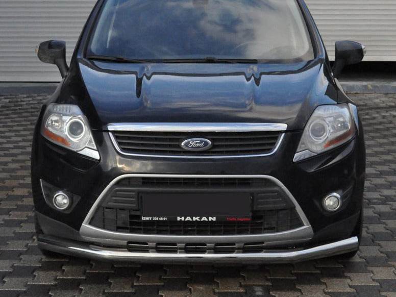 Front protection ST008 (stainless) for Ford Kuga 2008-2013 - Reelken Auto